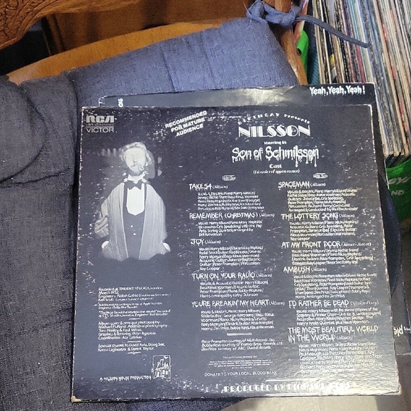 1972~Son of Schmilsson Vinyl Record~ With Poster - Picture 6 of 6